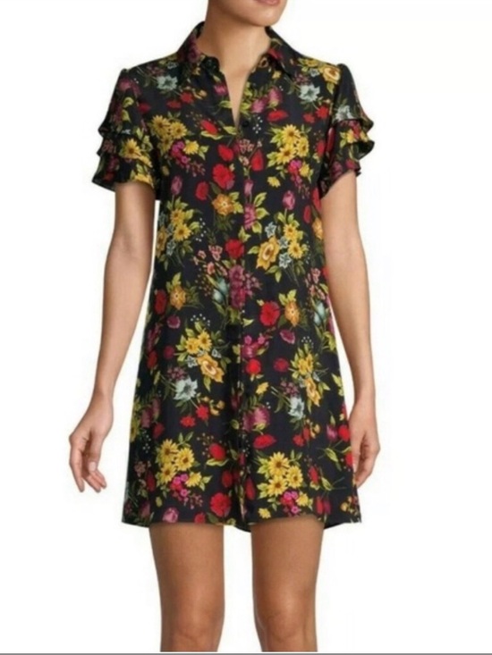 Alice + Olivia Dresses & Skirts - ALICE & OLIVIA Western Floral Silk Dress